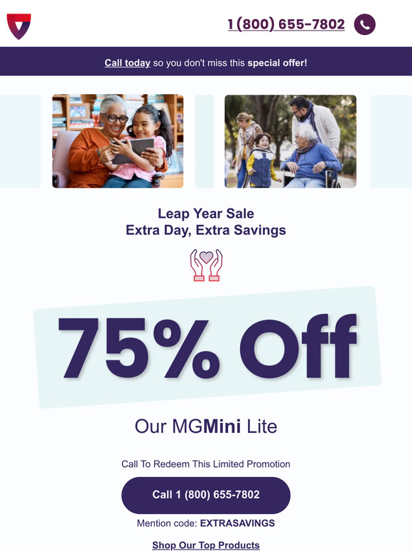 Friend, get 75% off the MGMini Lite, in a deal as rare as a Leap Year!