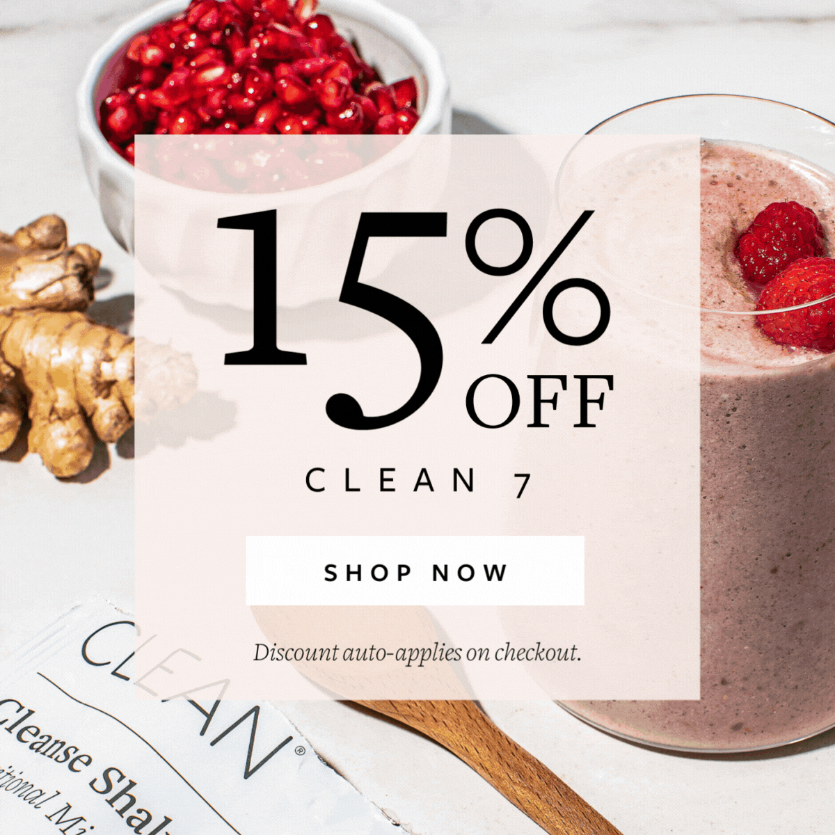 15% Off Clean 7
