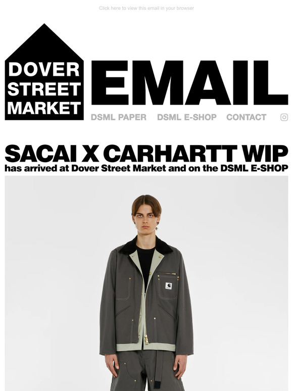 Dover Street Market sacai x Carhartt WIP has arrived at Dover