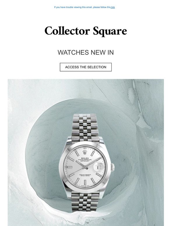 Watches new in : Rolex, Patek Philippe, Cartier ...
