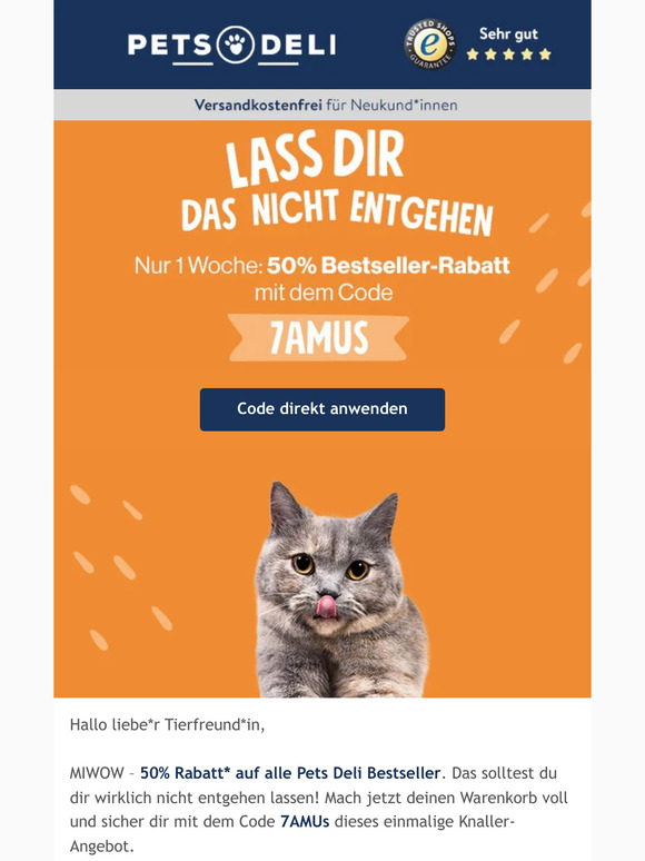 Liebe*r Tierfreund*in, hast du deinen Gutschein vergessen?