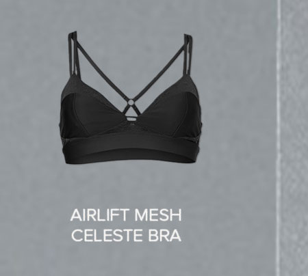AIRLIFT MESH CELESTE BRA