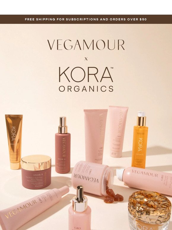 15% OFF from our friends at Kora Organics