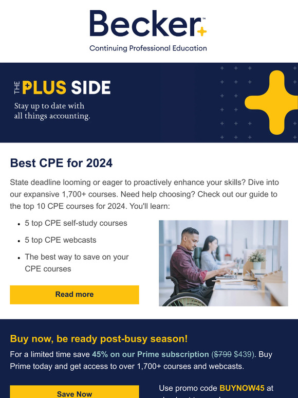 Becker Your Guide to Superior CPE in 2024 Milled