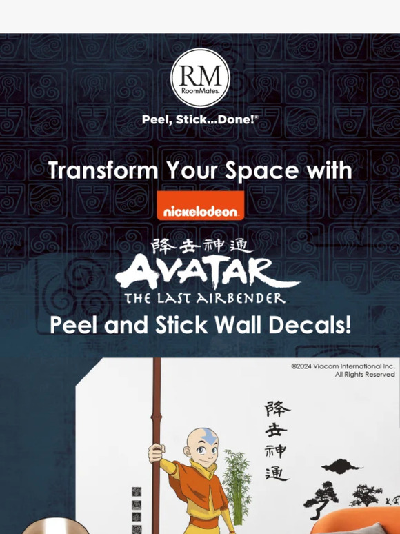 RoomMates: Transform Your Space with Avatar: The Last Airbender Peel