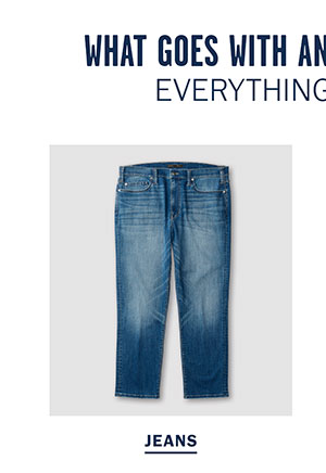 WHAT GOES WITH AN UNTUCKED SHIRT? JEANS