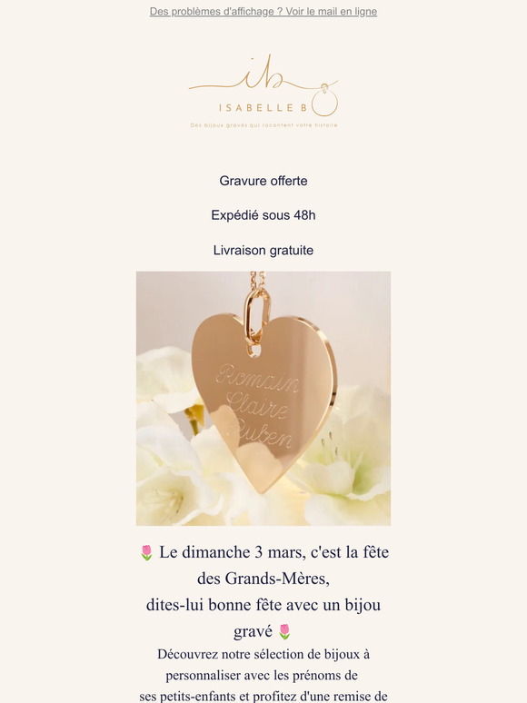 Célébrons nos grands-mères le dimanche 3 mars 💛