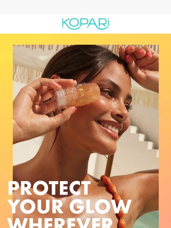 It's here! Portable SPF for your face & body