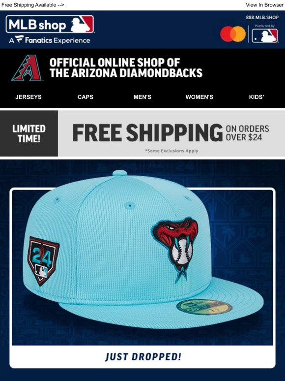 Get Ready For Spring Training w/ New D-backs Gear!