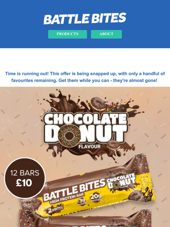 Quick! Last £10 Battle Bites Boxes Remaining 😱