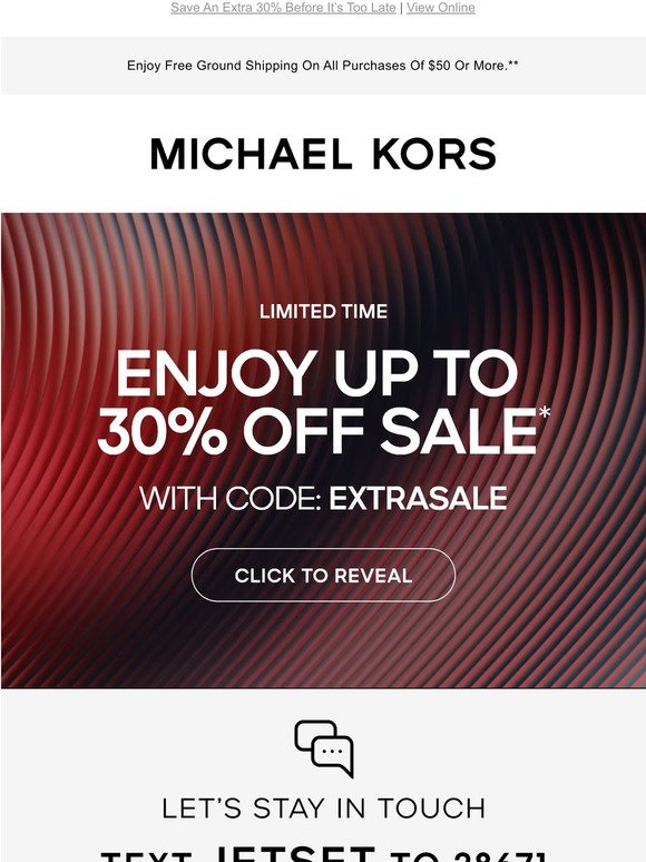 Sale Extended For Last-Chance Styles