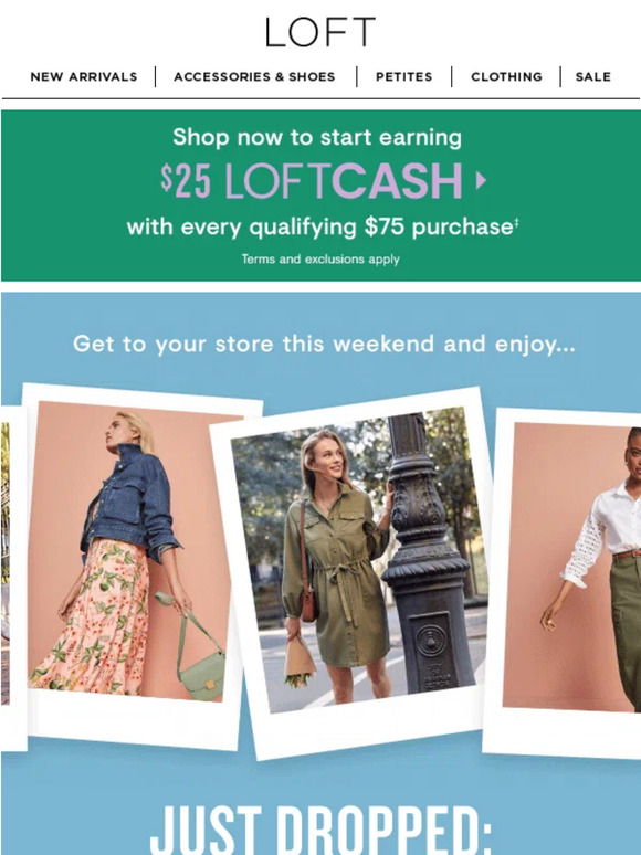 Loft Email Newsletters Shop Sales, Discounts, and Coupon Codes