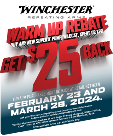 Winchester Warm Up Rebate