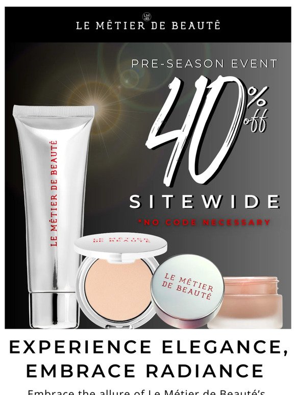 ⚡Exclusive Offer: 40% Off All Makeup & Skincare!⚡