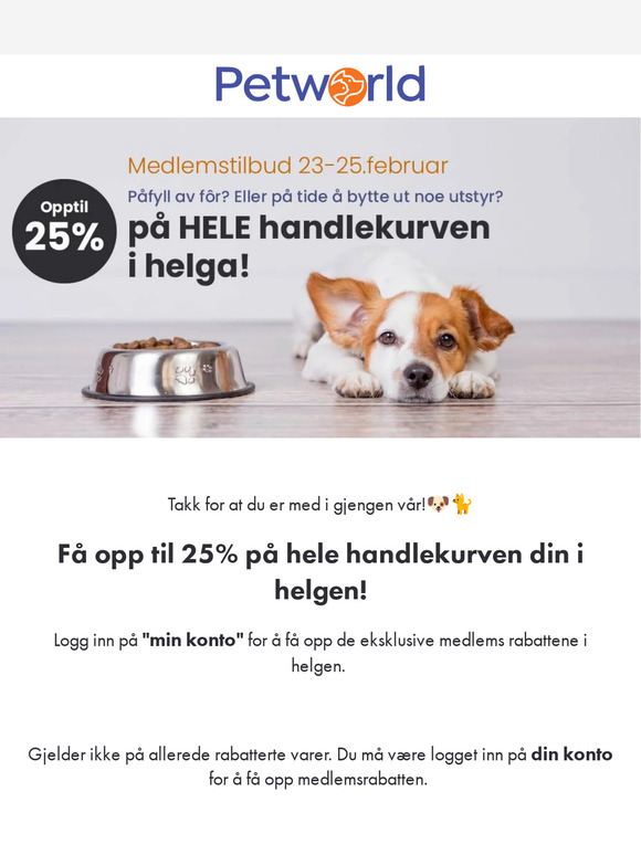 Eksklusive tilbud til DEG i helgen!