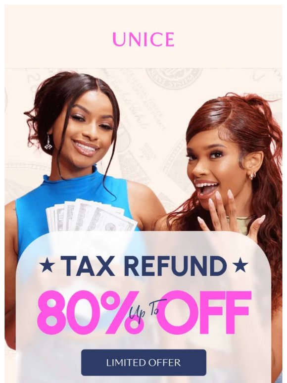Tax refund season flash sale: Up to 80% off all human hair wigs!