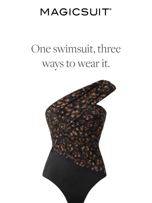 One look, three ways to wear it.
