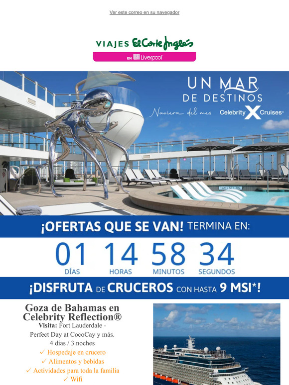 , 🚢⭐️¡Un Mar de Destinos con Celebrity, la Naviera del Mes!