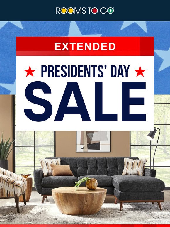 Last weekend for Presidents' Day savings!