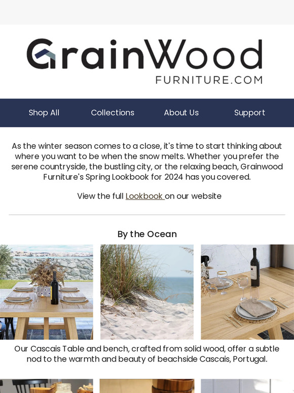 Grain Wood Furniture Presenting Our 2024 Spring Lookbook☀️ Milled