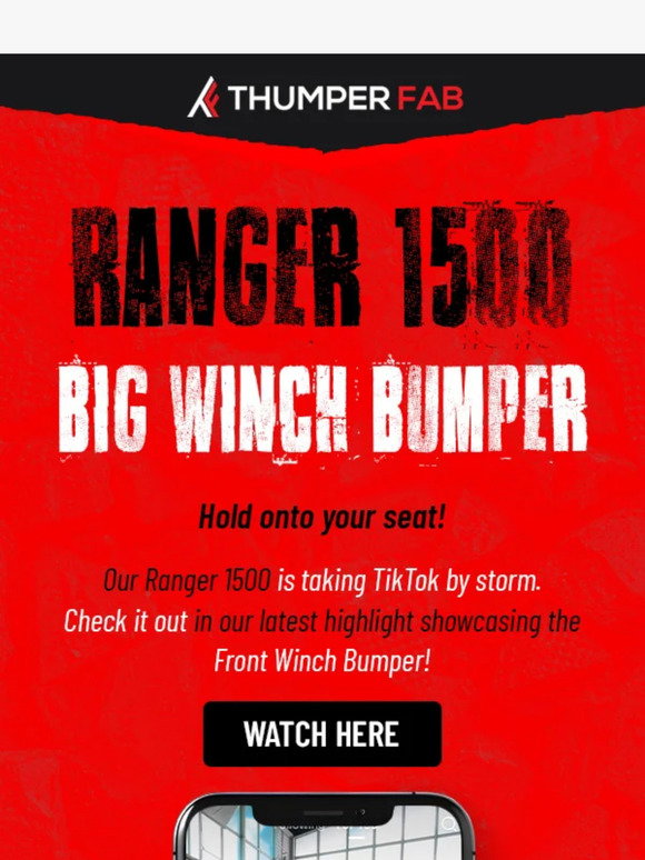 Pro Fab Ranger Thumper Fab: Ranger 1500 front winch bumper steals the spotlight on ...