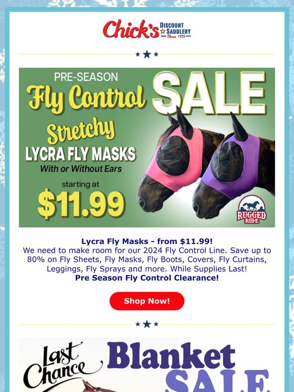 Lycra Fly Masks $11.99 🪰🐴🪰