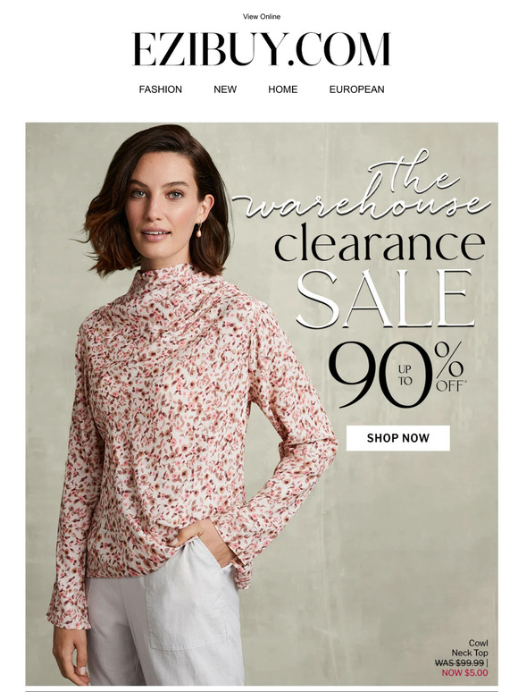 EziBuy: Summer Clearout! $10* Grace Hill Collection | Milled