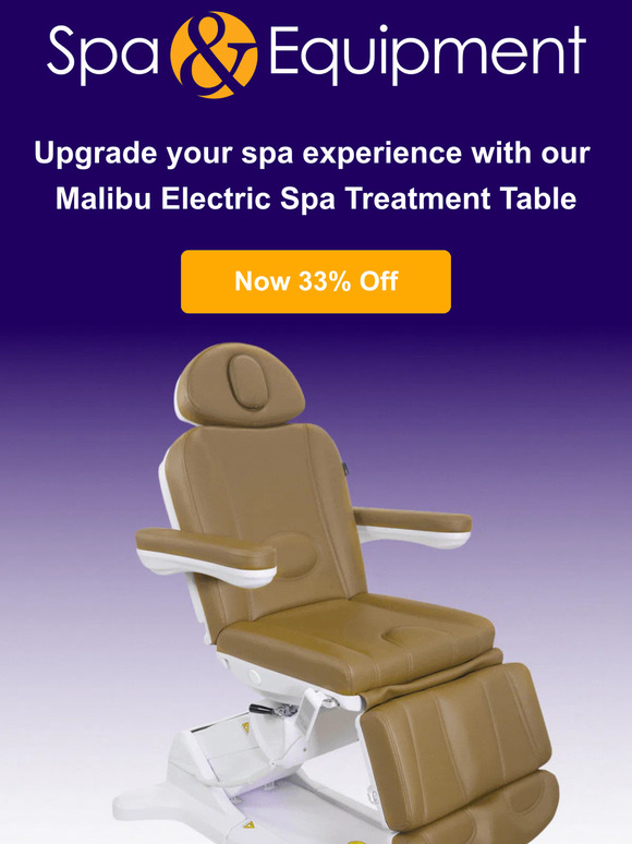 Skin Act Introducing Our Premium Spa Treatment Chair 🌟 Milled