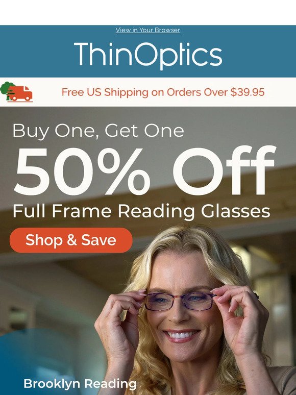 Still Thinking? Your Vision Solution Awaits at 50% Off!