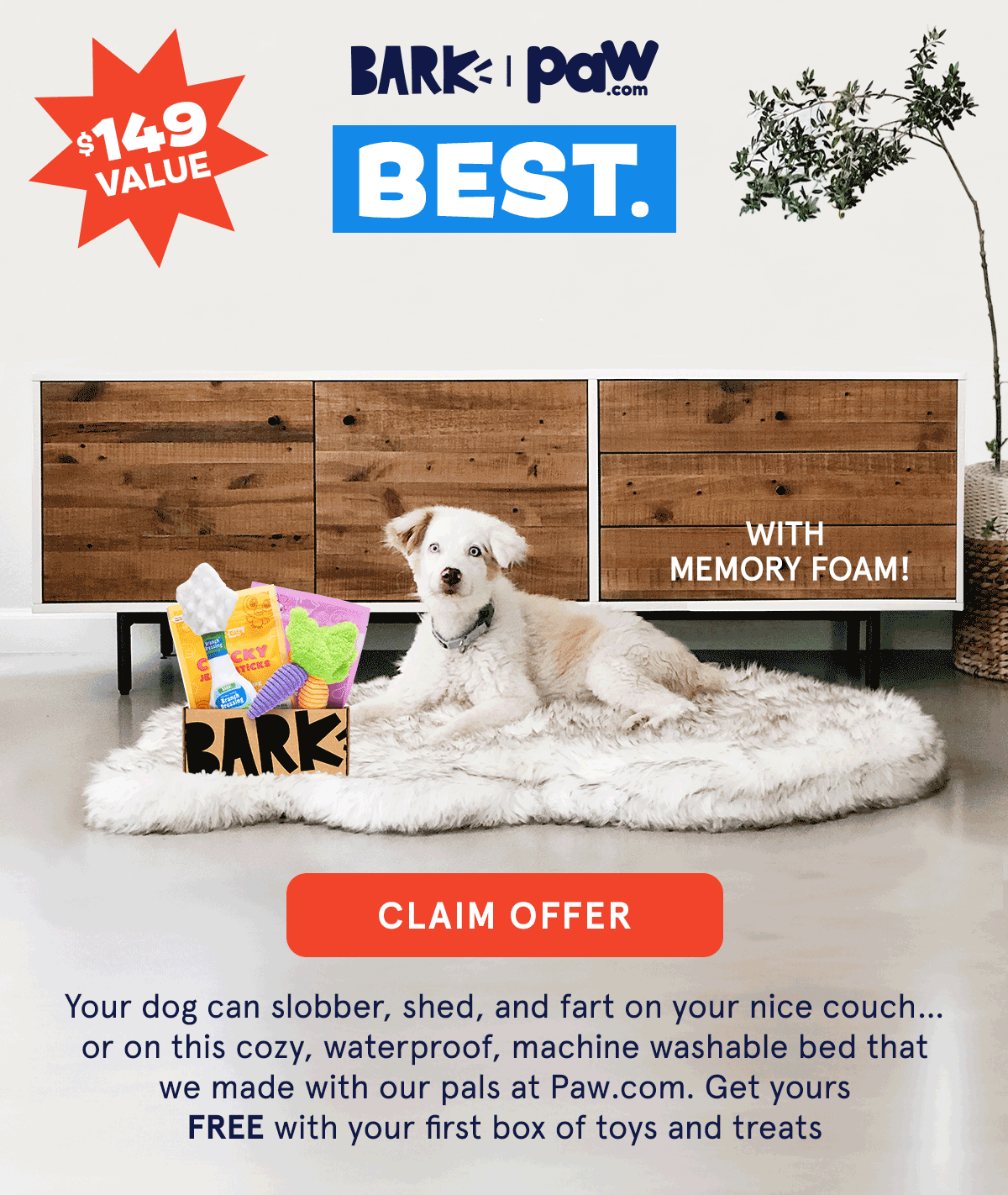 BarkBox NEW x BARK Exclusive! 🛏 Milled