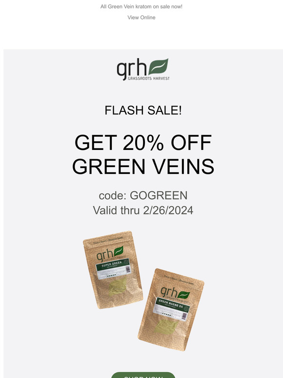 FLASH SALE! 20% Off
