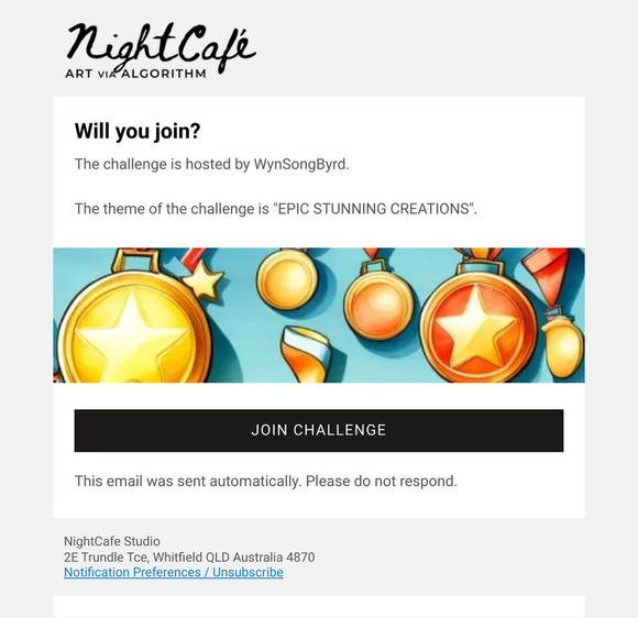A challenge is looking for more players