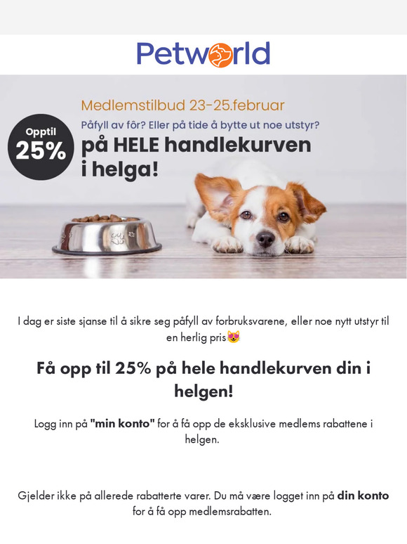 Siste sjanse i dag!⌛