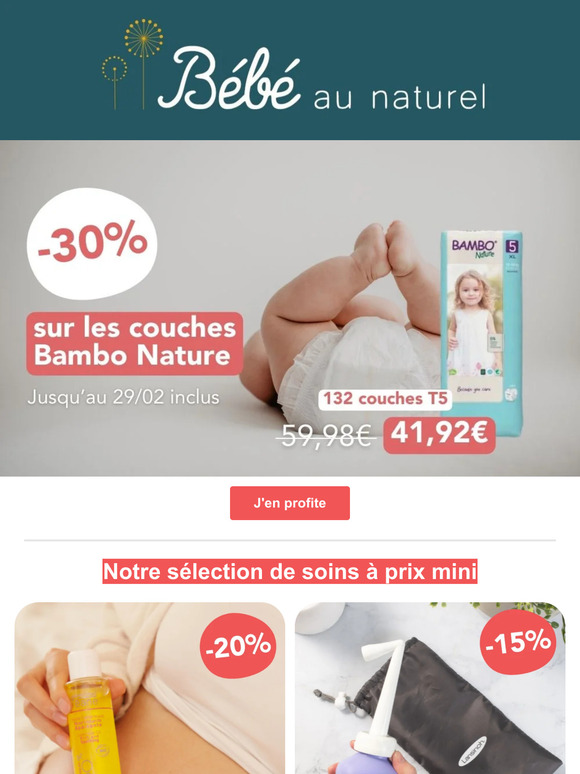 -30% sur les couches Bambo Nature 🔥