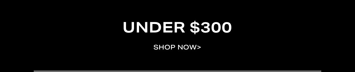 Under $300