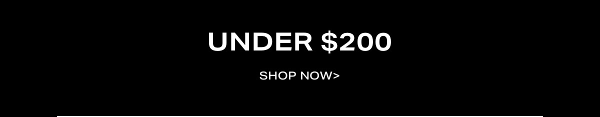 Under $200