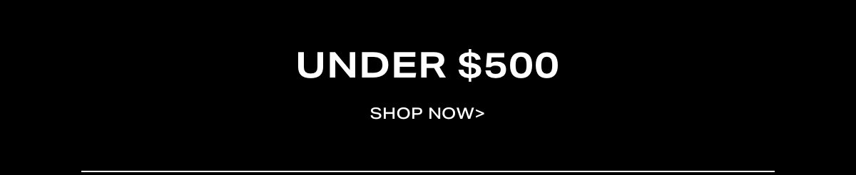 Under $500