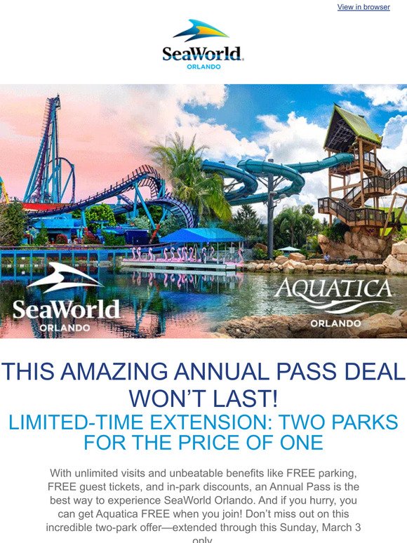 Buy Your Annual Pass Now Before Prices Go Up!