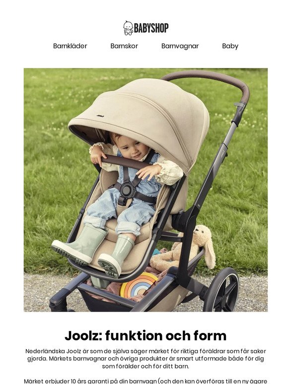 Möt Joolz; barnvagnar för dagens föräldrar