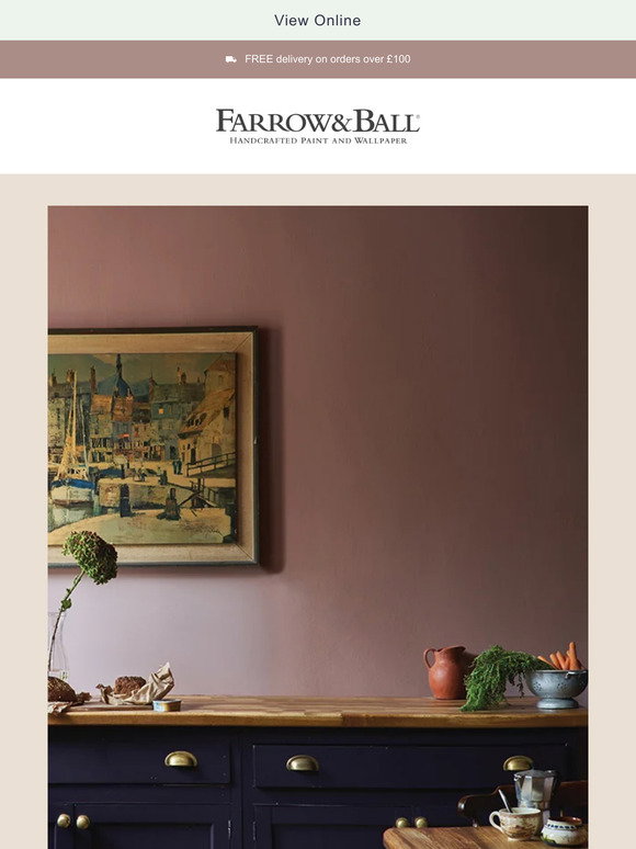 Farrow & Ball: A starring role for Sulking Room Pink | Milled