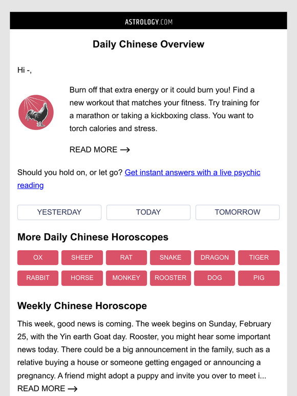 Astrology Your Daily Chinese Horoscope Mon February 26 Milled Astrology your daily chinese horoscope mon february 26 milled