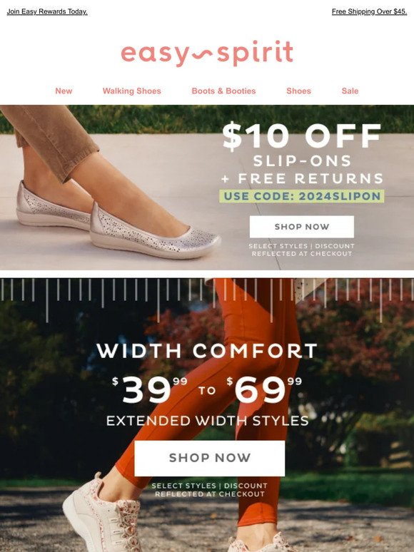 Slip Into Comfort with $10 OFF & Free Returns