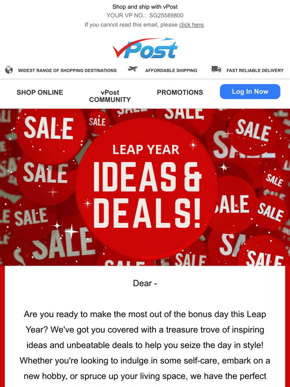 vPost: 🎉 Make Every Moment Count: Elevate Your Leap Year with Unique ...