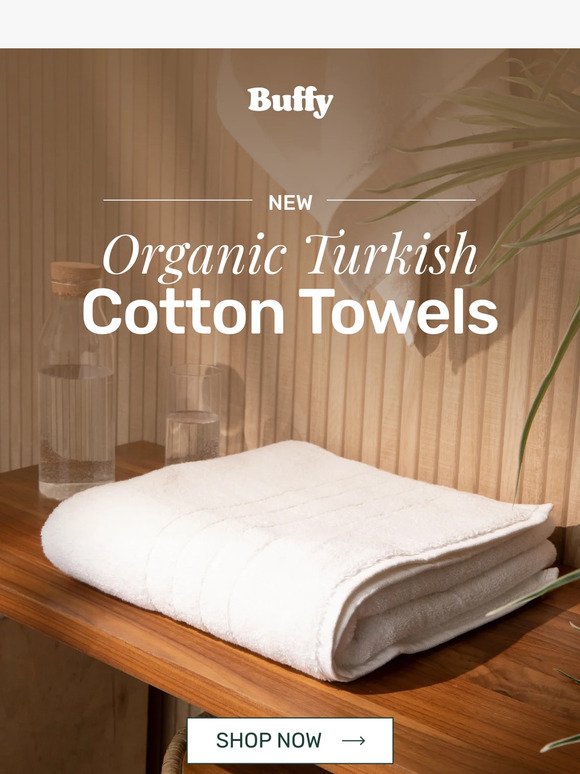 NEW! Organic Turkish Cotton Towels