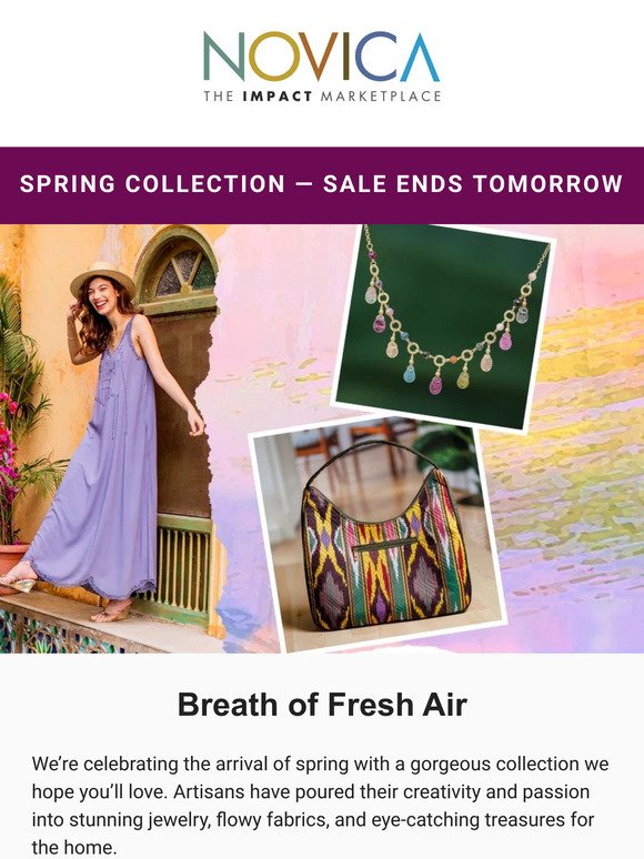 Stunning in Spring — Sale ends tomorrow