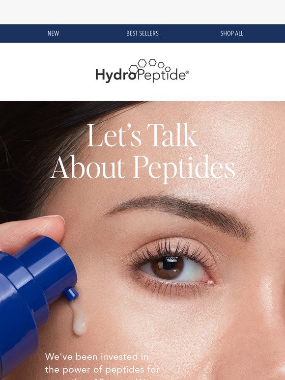 Peptide-powered skincare solutions