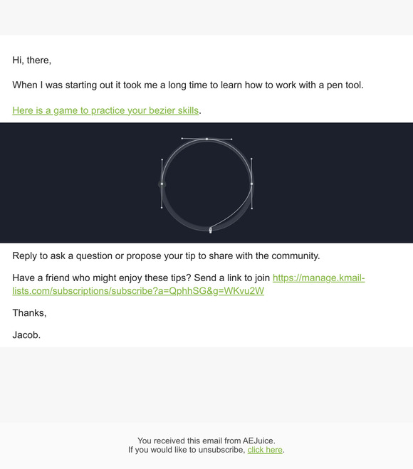 Bezier game
