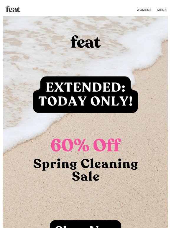 Spring Cleaning Sale Extended!