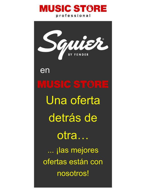 Ofertas de Squier en Music Store!