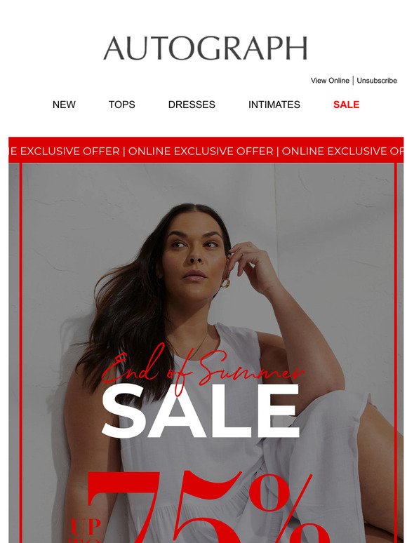 ❗ MEGA Season Sale: Up to 75% Off*!